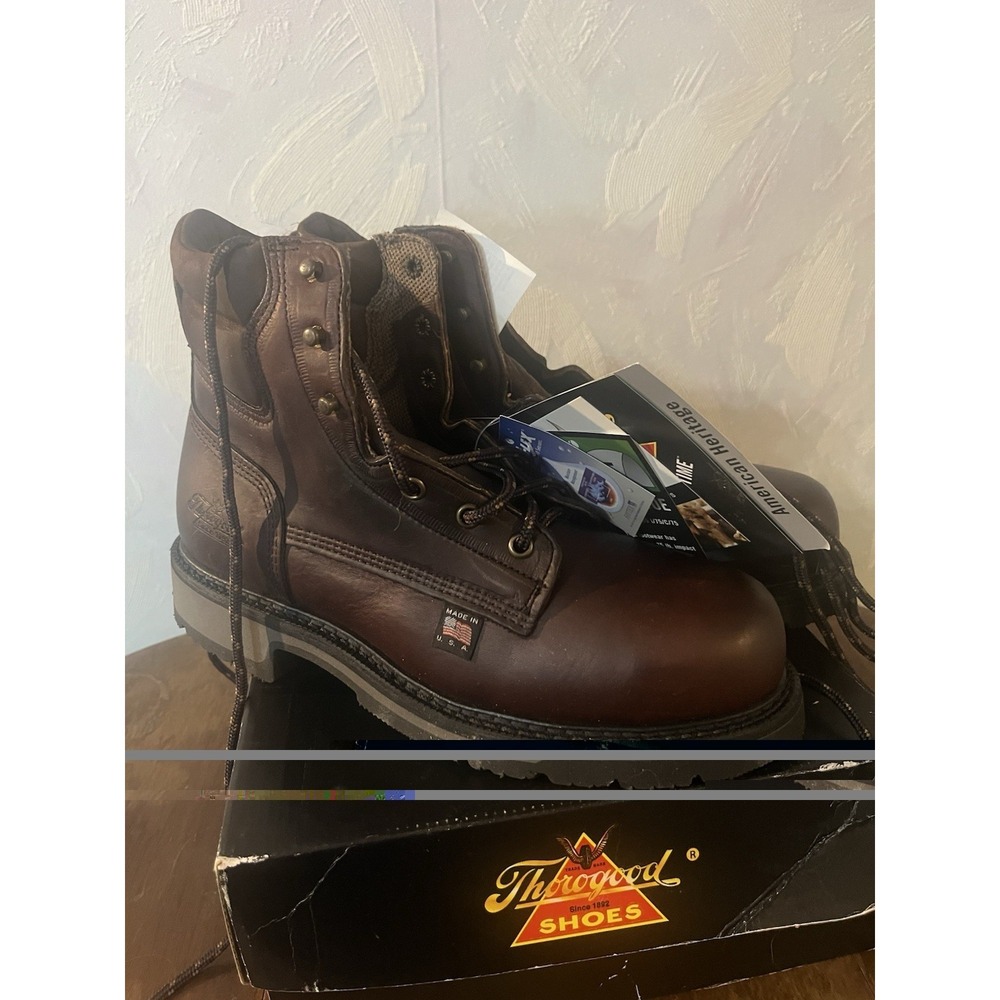 Men's Thorogood American Heritage, Steel Toe Leather  Work Boots 804-4203  Sz 8
